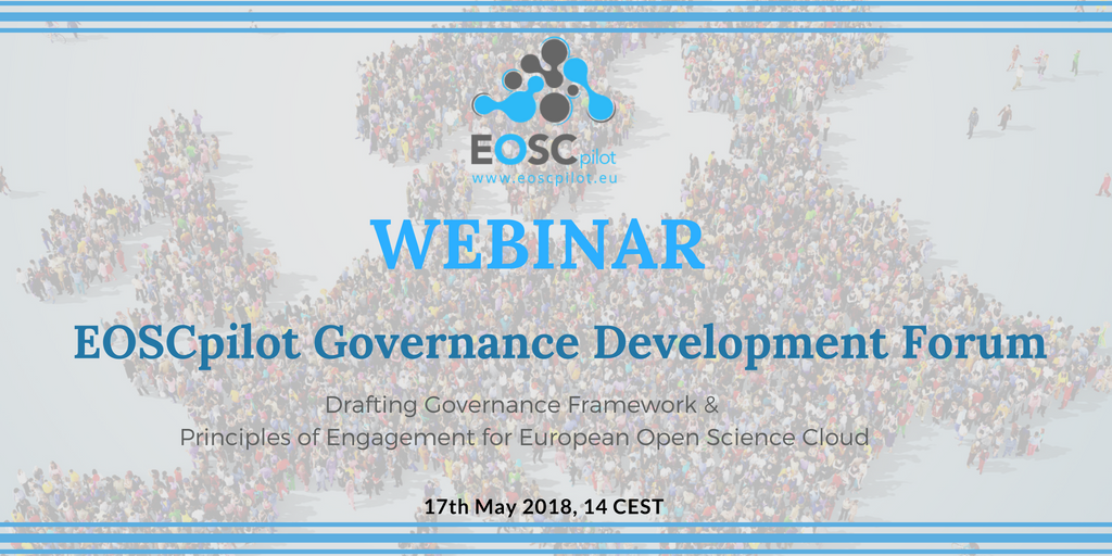 EOSC Governance Development Forum webinar - 17th May 2018